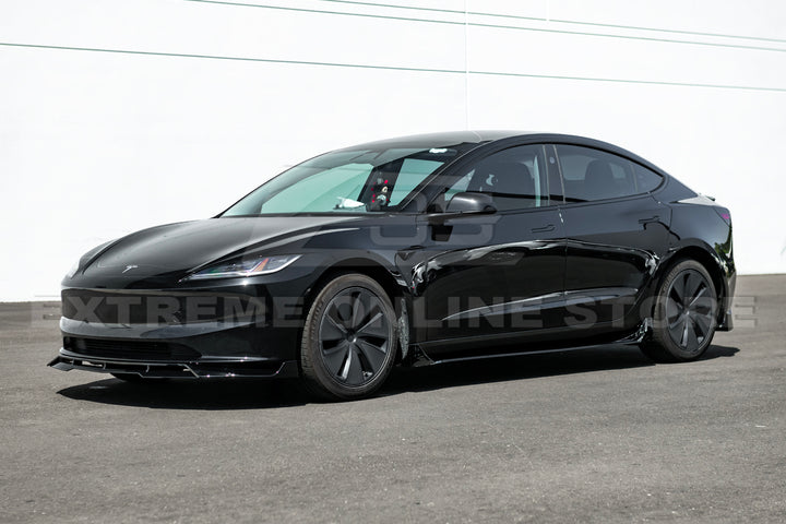 For 2024-Present Tesla Model 3 Performance Style Front Splitter Lip