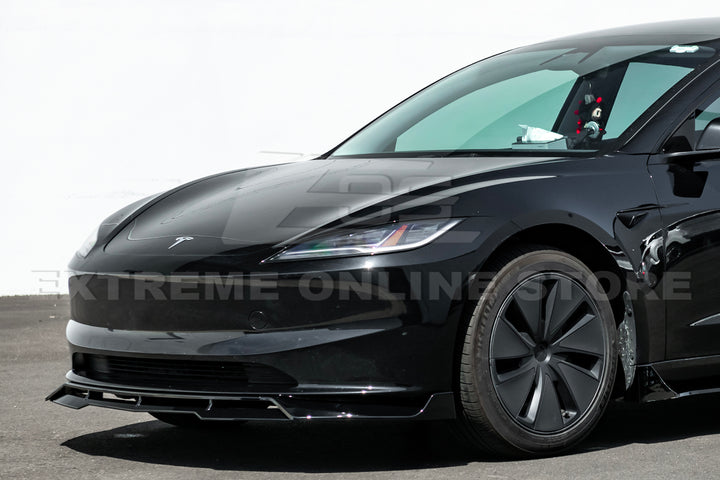 For 2024-Present Tesla Model 3 Performance Style Front Splitter Lip