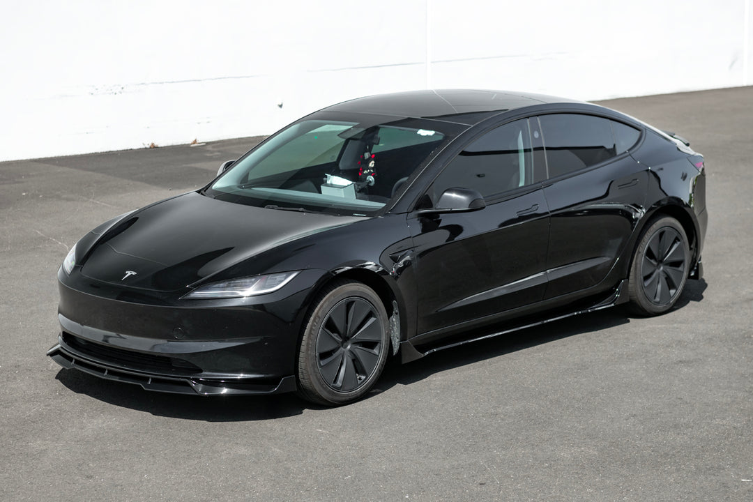 For 2024-Present Tesla Model 3 Performance Style Front Lip Splitter