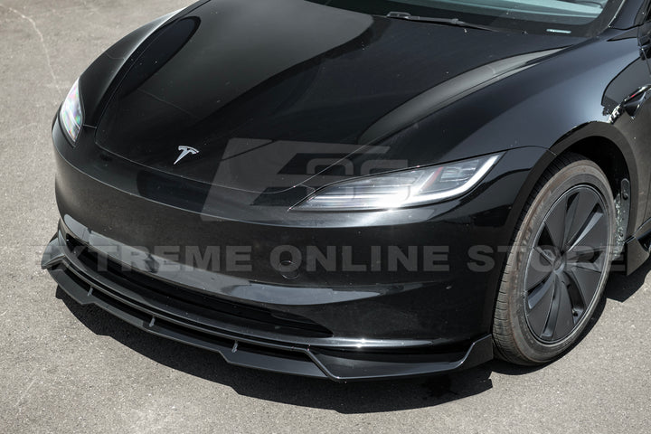 For 2024-Present Tesla Model 3 Performance Style Front Splitter Lip