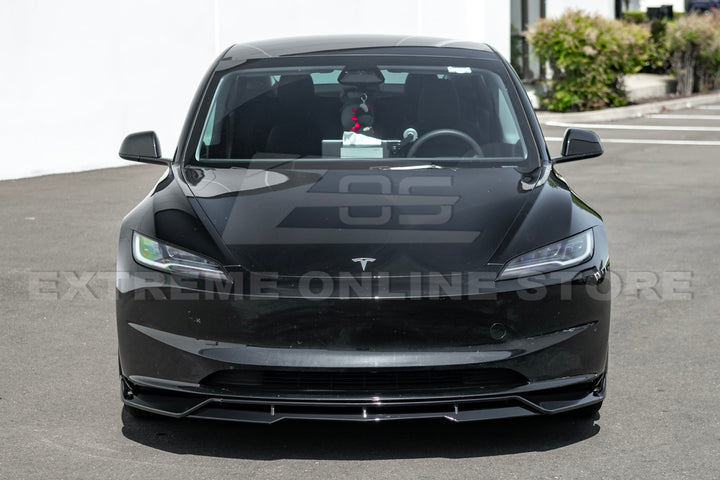 For 2024-Present Tesla Model 3 Performance Style Front Splitter Lip