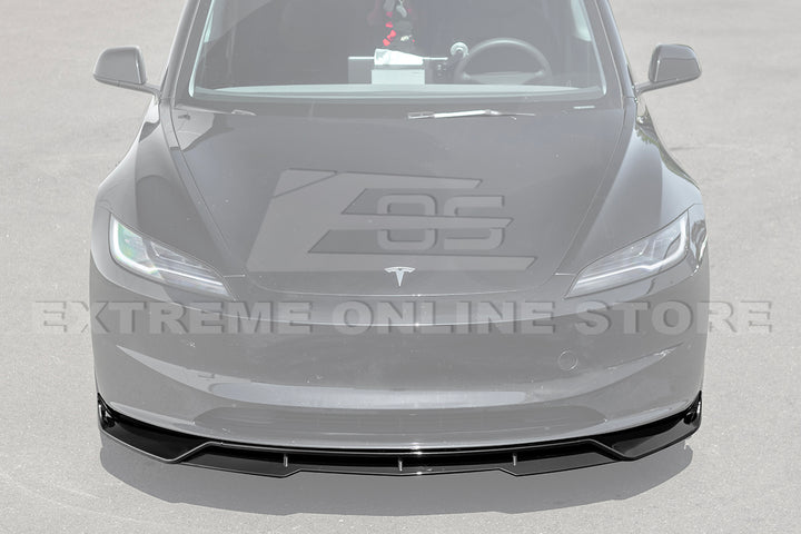 For 2024-Present Tesla Model 3 Performance Style Front Splitter Lip