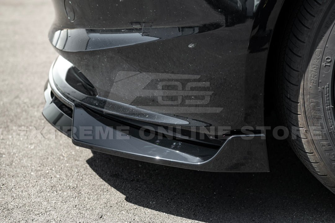 For 2024-Present Tesla Model 3 Performance Style Front Splitter Lip