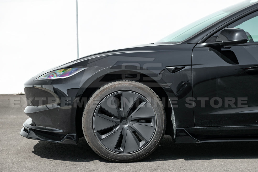 For 2024-Present Tesla Model 3 Performance Style Front Splitter Lip