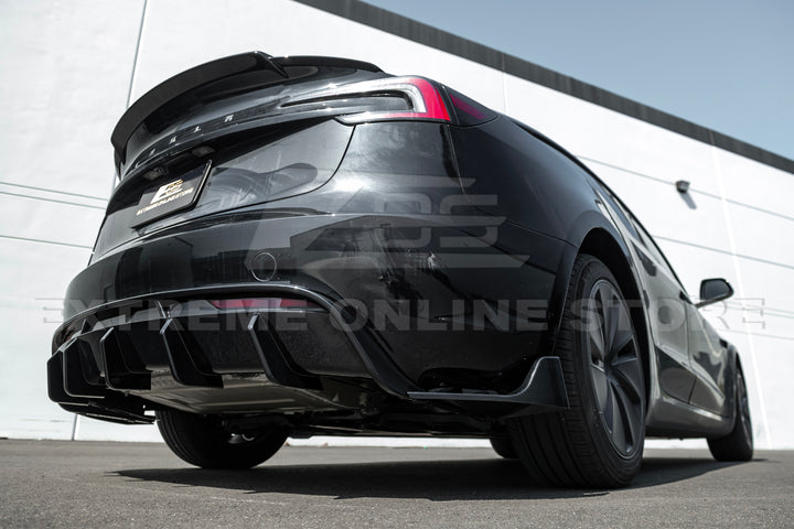 For 2024-Present Tesla Model 3 Performance Style Rear Diffuser Lip