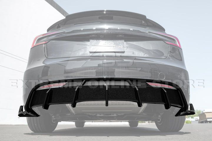 For 2024-Present Tesla Model 3 Performance Style Rear Diffuser Lip