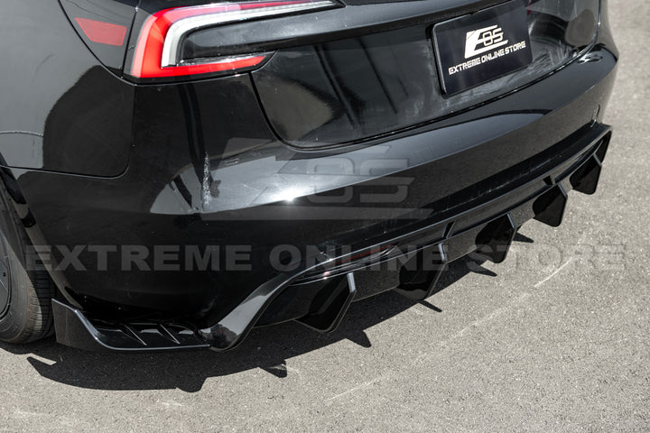 For 2024-Present Tesla Model 3 Performance Style Rear Diffuser Lip