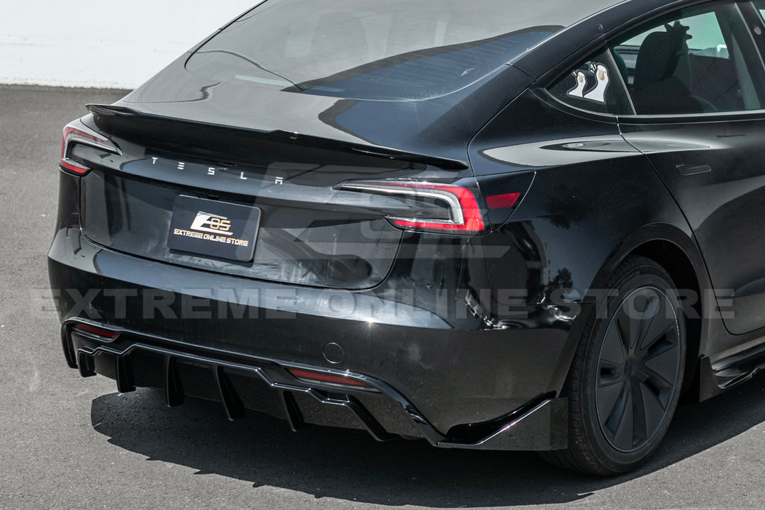 For 2024-Present Tesla Model 3 Track Style Rear Trunk Spoiler