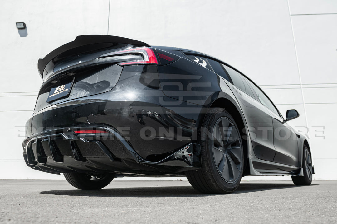 For 2024-Present Tesla Model 3 Track Style Rear Diffuser Lip