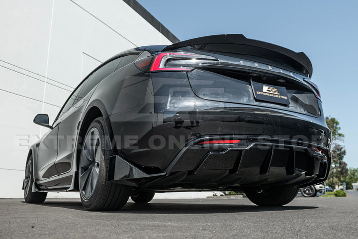 For 2024-Present Tesla Model 3 Track Style Rear Diffuser Lip