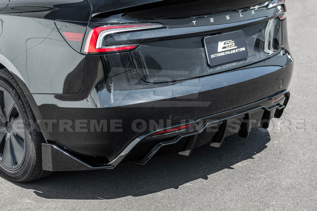 For 2024-Present Tesla Model 3 Track Style Rear Diffuser Lip