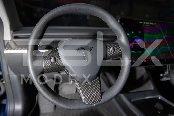 For 2020-2023 Tesla Model 3 Interior Steering Wheel Cover