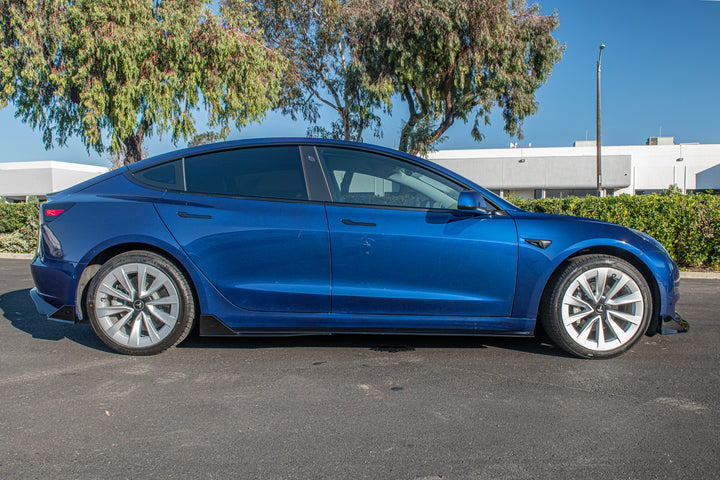 For 2017-2023 Tesla Model 3 Track Front Lip & Side Skirts