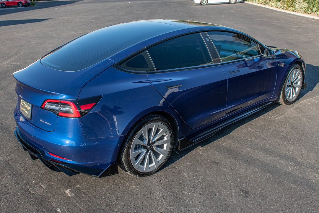 For 2017-2023 Tesla Model 3 Track Front Lip & Side Skirts