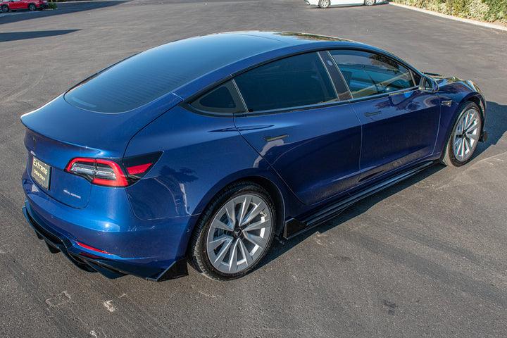 For 2017-2023 Tesla Model 3 Track Front Lip & Side Skirts