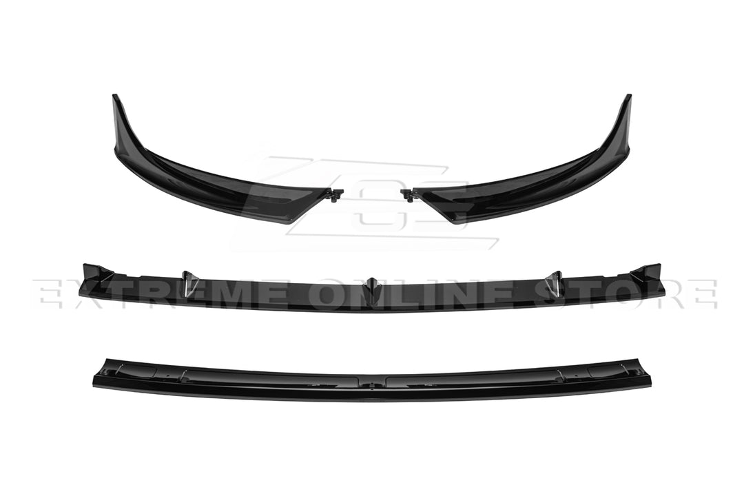 For 2025-Present Tesla Model Y Track Style Front Lip Side Skirts Kit
