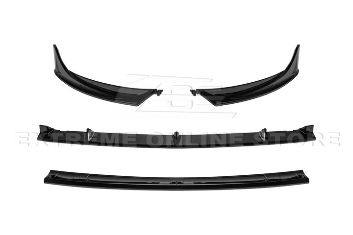 For 2025-Present Tesla Model Y Track Style Front Lip Side Skirts Kit