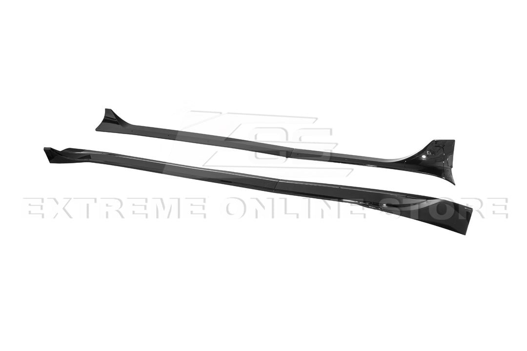 For 2025-Present Tesla Model Y Track Style Front Lip Side Skirts Kit