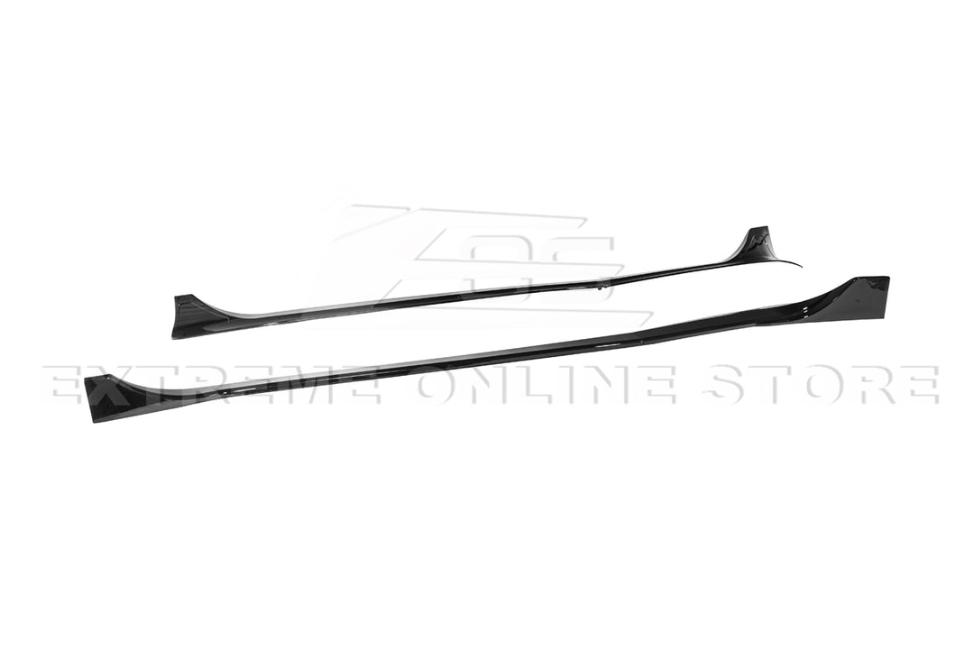 For 2025-Present Tesla Model Y Track Style Side Skirts Rocker Panel Pair