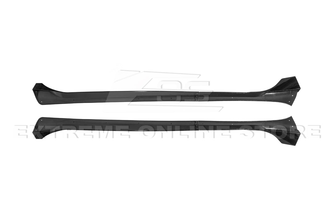 For 2025-Present Tesla Model Y Track Style Side Skirts Rocker Panel Pair