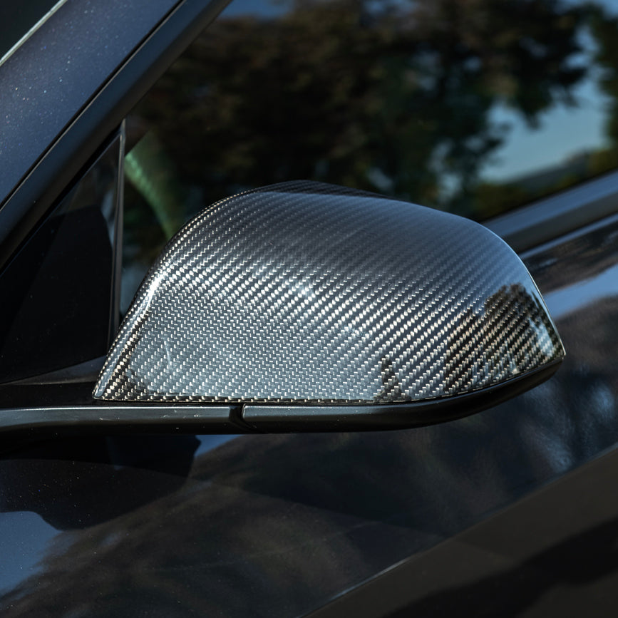 For 2024-Present Tesla Model 3 Side Mirror Cap Covers