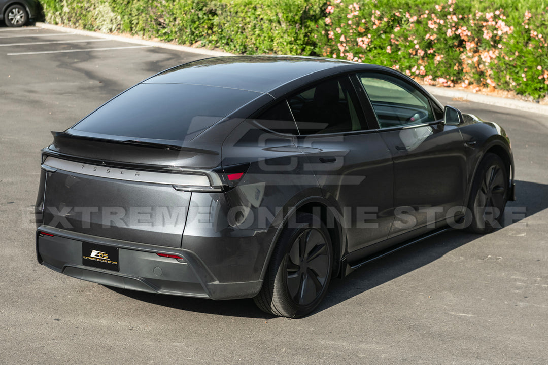 For 2025-Present Tesla Model Y Track Style Side Skirts Rocker Panel Pair