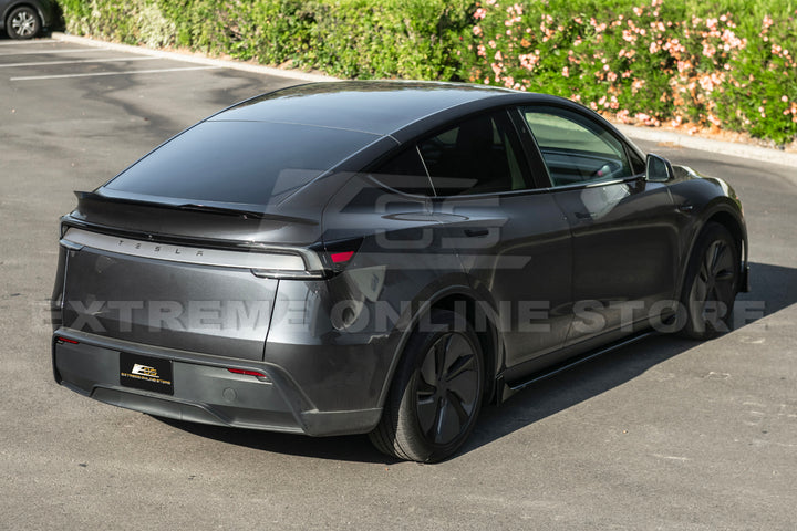For 2025-Present Tesla Model Y Track Style Side Skirts Rocker Panel Pair
